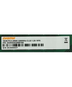 Купить Оперативная память Digma 16Gb DDR4 3200MHz PC4-25600 CL22 DIMM 288-pin 1.2В single rank RTL [DGMAD43200016S], изображение 6 в интернет-магазине Irkshop.ru