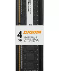 Купить Оперативная память Digma 4Gb DDR3L 1600MHz PC3-12800 CL11 DIMM 240-pin 1.35В single rank RTL [DGMAD31600004S], изображение 10 в интернет-магазине Irkshop.ru