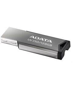 Купить Флеш-диск AData 128Gb UV350 USB3.0 серебристый [AUV350-128G-RBK], изображение 2 в интернет-магазине Irkshop.ru