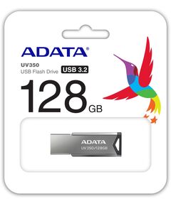 Купить Флеш-диск AData 128Gb UV350 USB3.0 серебристый [AUV350-128G-RBK], изображение 3 в интернет-магазине Irkshop.ru