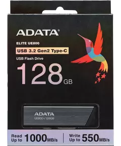 Купить Флеш-диск AData 128Gb UE800 Type-C  USB3.2 серебристый [AELI-UE800-128G-CSG], изображение 6 в интернет-магазине Irkshop.ru