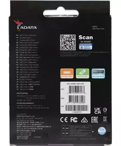 Купить Флеш-диск AData 128Gb UE800 Type-C  USB3.2 серебристый [AELI-UE800-128G-CSG], изображение 7 в интернет-магазине Irkshop.ru