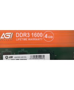 Купить Оперативная память AGI 4Gb UD128 DDR3 1600MHz PC4-12800 DIMM 240-pin 1.2В RTL [AGI160004UD128], изображение 4 в интернет-магазине Irkshop.ru