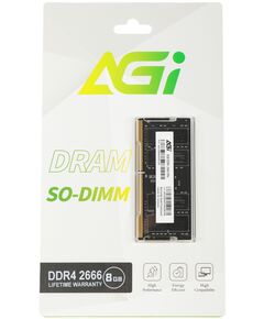 Купить Память AGI 8Gb SD138 DDR4 2666MHz PC4-21300 SO-DIMM 260-pin 1.2В RTL [AGI266608SD138], изображение 2 в интернет-магазине Irkshop.ru