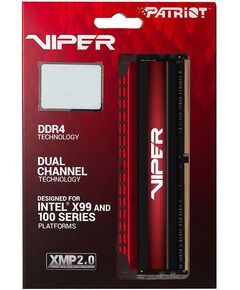 Купить Оперативная память Patriot Viper 4 16Gb KIT 2*8Gb DDR4 3600MHz PC4-28800 CL18 DIMM 288-pin 1.35В с радиатором RTL [PV416G360C8K], изображение 3 в интернет-магазине Irkshop.ru