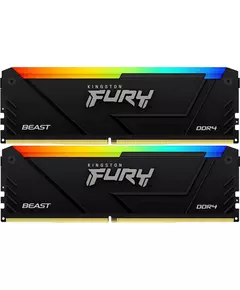 Купить Оперативная память Kingston Fury Beast RGB Gaming 64Gb 2x32Gb DDR4 3200MHz PC4-25600 CL16 DIMM 288-pin 1.35В dual rank с радиатором RTL [KF432C16BB2AK2/64] в интернет-магазине Irkshop.ru