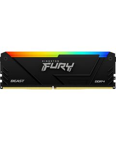 Купить Оперативная память Kingston Fury Beast RGB Gaming 16Gb DDR4 2666MHz PC4-21300 CL16 DIMM 288-pin 1.2В dual rank с радиатором RTL [KF426C16BB12A/16], изображение 3 в интернет-магазине Irkshop.ru