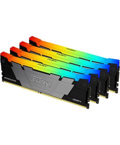 Купить Оперативная память Kingston Fury Renegade RGB Gaming 128Gb Kit 4x32Gb DDR4 3600MHz PC4-28800 CL18 DIMM 288-pin 1.35В dual rank с радиатором RTL [KF436C18RB2AK4/128], изображение 2 в интернет-магазине Irkshop.ru