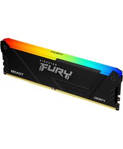 Купить Оперативная память Kingston Fury Beast RGB Gaming 16Gb DDR4 2666MHz PC4-21300 CL16 DIMM 288-pin 1.2В dual rank с радиатором RTL [KF426C16BB2A/16], изображение 2 в интернет-магазине Irkshop.ru