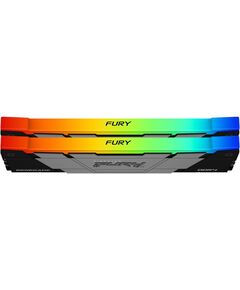 Купить Память Kingston Fury Renegade RGB Gaming 16Gb Kit 2x8Gb DDR4 3600MHz PC4-28800 CL16 DIMM 288-pin 1.35В kit dual rank с радиатором RTL [KF436C16RB2AK2/16], изображение 2 в интернет-магазине Irkshop.ru