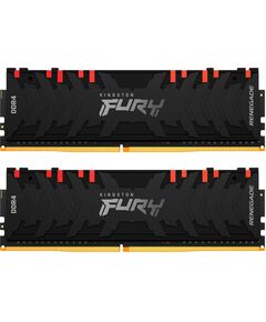 Купить Оперативная память Kingston Fury Renegade RGB Gaming 32Gb Kit 2x8Gb DDR4 4600МГц PC4-36800 CL19 DIMM 288-pin 1.5В kit dual rank с радиатором RTL [KF446C19RBAK2/16] в интернет-магазине Irkshop.ru