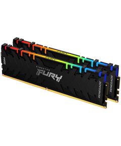 Купить Оперативная память Kingston Fury Renegade RGB Gaming 32Gb Kit 2x8Gb DDR4 4600МГц PC4-36800 CL19 DIMM 288-pin 1.5В kit dual rank с радиатором RTL [KF446C19RBAK2/16], изображение 2 в интернет-магазине Irkshop.ru