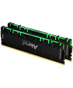 Купить Оперативная память Kingston Fury Renegade RGB Gaming 32Gb Kit 2x8Gb DDR4 4600МГц PC4-36800 CL19 DIMM 288-pin 1.5В kit dual rank с радиатором RTL [KF446C19RBAK2/16], изображение 4 в интернет-магазине Irkshop.ru