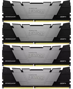 Купить Оперативная память Kingston Fury Renegade Black Gaming 32Gb Kit 4x8Gb DDR4 3200MHz PC4-25600 CL16 DIMM 288-pin 1.35В single rank с радиатором RTL [KF432C16RB2K4/32] в интернет-магазине Irkshop.ru