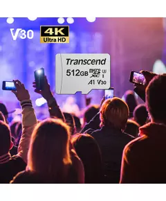 Купить Карта памяти microSDXC Transcend 512Gb 300S + адаптер [TS512GUSD300S-A], изображение 4 в интернет-магазине Irkshop.ru