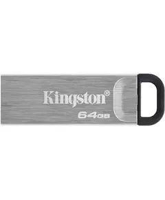 Купить Флеш-диск Kingston DataTraveler Kyson 64Gb USB3.2 серебристый/черный [DTKN/64GB] в интернет-магазине Irkshop.ru