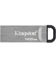 Купить Флеш-диск Kingston DataTraveler Kyson 128Gb USB3.2 серебристый/черный [DTKN/128GB] в интернет-магазине Irkshop.ru