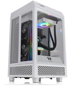 Купить Корпус Thermaltake The Tower 100 белый без БП miniITX 1x120mm 3x140mm 2xUSB3.0 audio bott PSU [CA-1R3-00S6WN-00], изображение 6 в интернет-магазине Irkshop.ru