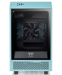 Купить Корпус Thermaltake The Tower 100 Turquoise без БП miniITX 1x120mm 3x140mm 2xUSB3.0 audio bott PSU [CA-1R3-00SBWN-00], изображение 2 в интернет-магазине Irkshop.ru