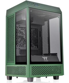 Купить Корпус Thermaltake The Tower 100 Racing Green без БП miniITX 1x120mm 3x140mm 2xUSB3.0 audio bott PSU [CA-1R3-00SCWN-00], изображение 5 в интернет-магазине Irkshop.ru