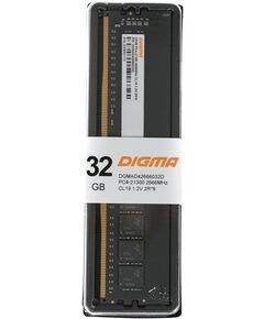 Купить Оперативная память Digma 32Gb DDR4 2666MHz PC4-21300 CL19 DIMM 288-pin 1.2В dual rank RTL [DGMAD42666032D], изображение 9 в интернет-магазине Irkshop.ru