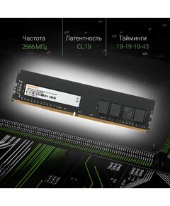 Купить Оперативная память Digma 32Gb DDR4 2666MHz PC4-21300 CL19 DIMM 288-pin 1.2В dual rank RTL [DGMAD42666032D], изображение 7 в интернет-магазине Irkshop.ru