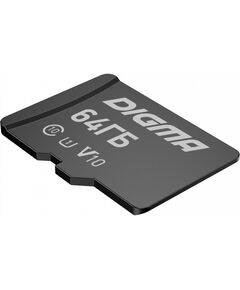 Купить Карта памяти microSDXC Digma 64Gb CARD10 V10 + адаптер [DGFCA064A01] в интернет-магазине Irkshop.ru