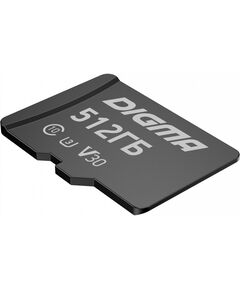 Купить Карта памяти microSDXC Digma 512Gb CARD30 V30 + адаптер [DGFCA512A03] в интернет-магазине Irkshop.ru