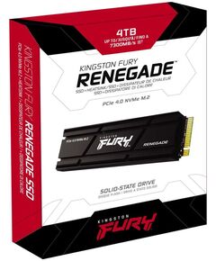 Купить SSD-накопитель Kingston 4Tb Fury Renegade PCIe 4.0 x4 M.2 2280 [SFYRDK/4000G], изображение 3 в интернет-магазине Irkshop.ru