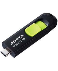 Купить Флеш-диск AData 32Gb UC300 Type-C USB3.2 черный/зеленый [ACHO-UC300-32G-RBK/GN] в интернет-магазине Irkshop.ru