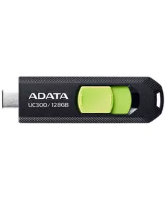 Купить Флеш-диск AData 128Gb UC300 Type-C USB3.2 черный/зеленый [ACHO-UC300-128G-RBK/GN] в интернет-магазине Irkshop.ru