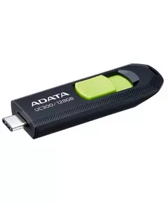 Купить Флеш-диск AData 128Gb UC300 Type-C USB3.2 черный/зеленый [ACHO-UC300-128G-RBK/GN], изображение 2 в интернет-магазине Irkshop.ru