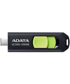 Купить Флеш-диск AData 256Gb UC300 Type-C USB3.2 черный/зеленый [ACHO-UC300-256G-RBK/GN] в интернет-магазине Irkshop.ru