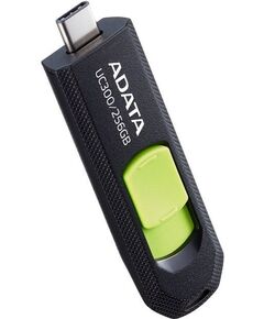 Купить Флеш-диск AData 256Gb UC300 Type-C USB3.2 черный/зеленый [ACHO-UC300-256G-RBK/GN], изображение 3 в интернет-магазине Irkshop.ru