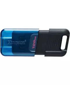 Купить Флеш-диск Kingston DataTraveler 80 M 128Gb Type-C USB3.2 черный [DT80M/128GB] в интернет-магазине Irkshop.ru