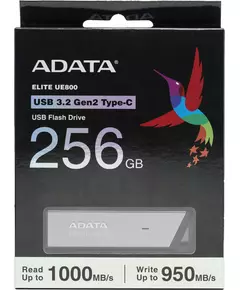 Купить Флеш-диск AData 256Gb UE800 Type-C USB3.2 серебристый [AELI-UE800-256G-CSG], изображение 6 в интернет-магазине Irkshop.ru