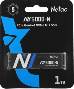 Купить SSD-накопитель Netac 1Tb NV5000-N PCIe 4.0 x4 M.2 2280 [NT01NV5000N-1T0-E4X], изображение 2 в интернет-магазине Irkshop.ru