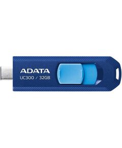 Купить Флеш-диск AData 32Gb UC300 Type-C USB3.2 синий/голубой [ACHO-UC300-32G-RNB/BU] в интернет-магазине Irkshop.ru