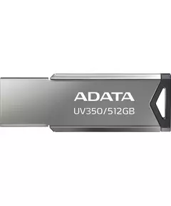 Купить Флеш-диск AData 512Gb UV350 USB3.0 серебристый [AUV350-512G-RBK], изображение 3 в интернет-магазине Irkshop.ru