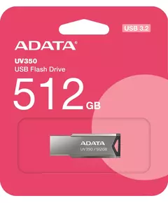 Купить Флеш-диск AData 512Gb UV350 USB3.0 серебристый [AUV350-512G-RBK], изображение 4 в интернет-магазине Irkshop.ru