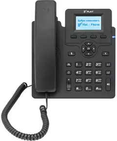 Купить Телефон IP Флат Flat-Phone-C10 черный в интернет-магазине Irkshop.ru