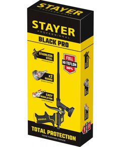 Купить Тефлоновый пистолет для монтажной пены STAYER Black PRO Professional [06862], изображение 2 в интернет-магазине Irkshop.ru