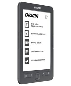 Купить Электронная книга Digma K1G 6" E-ink HD Pearl 758x1024 600MHz 128Mb/4Gb/SD/microSDHC темно-серый, изображение 4 в интернет-магазине Irkshop.ru