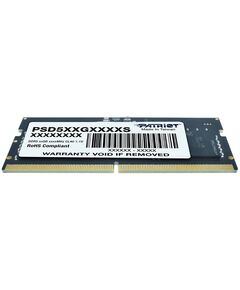 Купить Модуль памяти Patriot 8Gb DDR5 4800MHz PC5-38400 CL40 SO-DIMM 260-pin 1.1В single rank RTL [PSD58G480041S], изображение 5 в интернет-магазине Irkshop.ru