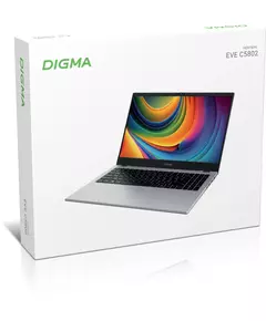 Купить Ноутбук Digma EVE C5802 N100/8Gb/256Gb SSD/Intel Graphics/WiFi/BT/Cam/5900 mAh/15.6" IPS FHD/Win11 Pro/silver [DN15N1-8CXW01], изображение 4 в интернет-магазине Irkshop.ru