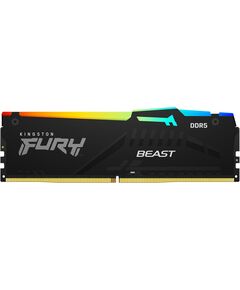 Купить Оперативная память Kingston Fury Beast Expo RGB Gaming 8Gb DDR5 5200MHz PC5-41600 CL36 DIMM 288-pin 1.25В kit single rank с радиатором RTL [KF552C36BBEA-8], изображение 2 в интернет-магазине Irkshop.ru