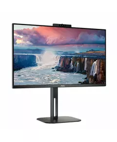 Купить Монитор AOC 24V5CW Black 23.8", LCD, 1920x1080, IPS, 178°/178°, VGA, 2xHDMI, DP, USB-Hub в интернет-магазине Irkshop.ru