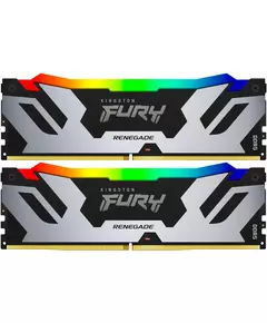 Купить Оперативная память Kingston Fury Renegade XMP RGB Gaming 48Gb Kit 2x24Gb DDR5 7200MHz PC5-57600 CL38 DIMM 288-pin 1.45В kit single rank с радиатором RTL [KF572C38RSAK2-48] в интернет-магазине Irkshop.ru