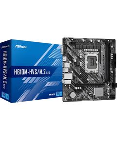 Купить Материнская плата ASRock H610M-HVS/M.2 R2.0 Soc-1700 Intel H610 2xDDR4 mATX AC97 8ch(7.1) GbLAN+VGA+HDMI, изображение 6 в интернет-магазине Irkshop.ru