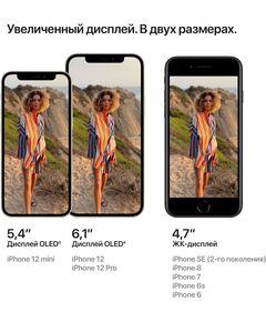 Купить Смартфон Apple iPhone 12 128/4Gb черный [MGJA3AA/A], изображение 6 в интернет-магазине Irkshop.ru